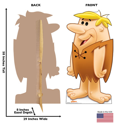 Life-Size Barney Rubble (The Flintstones) Cardboard Cutout - All Cutouts