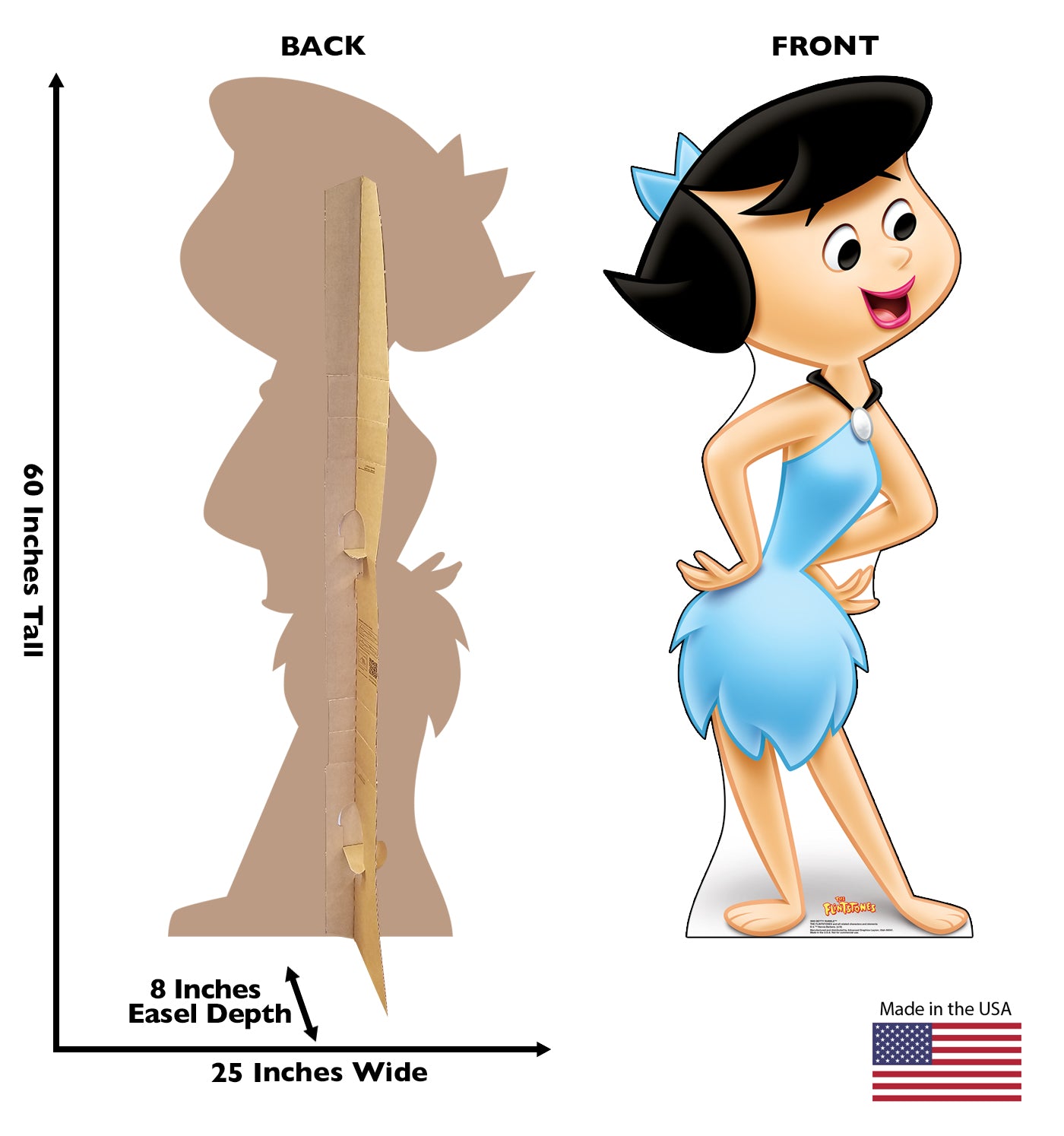 Life-Size Betty Rubble (The Flintstones) Cardboard Cutout - All Cutouts