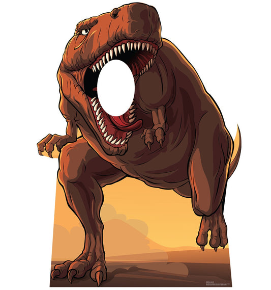 Life-Size Dinosaur Stand-In Cardboard Cutout - All Cutouts