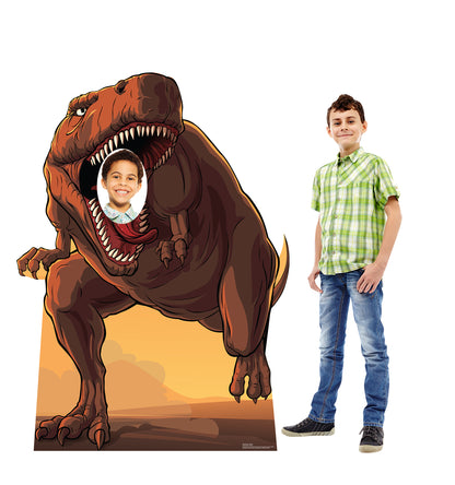 Life-Size Dinosaur Stand-In Cardboard Cutout - All Cutouts