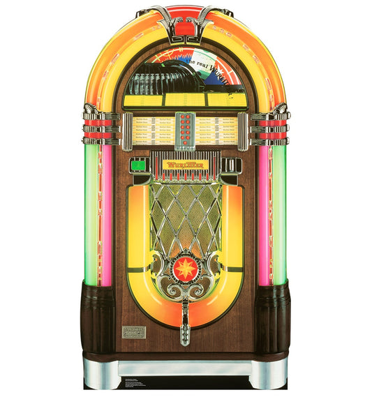 Life-size Wurlitzer Jukebox Cardboard Cutout - All Cutouts