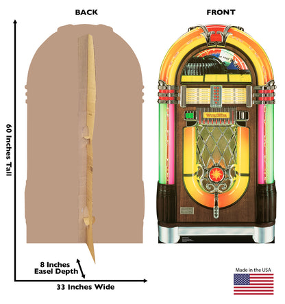 Life-size Wurlitzer Jukebox Cardboard Cutout - All Cutouts