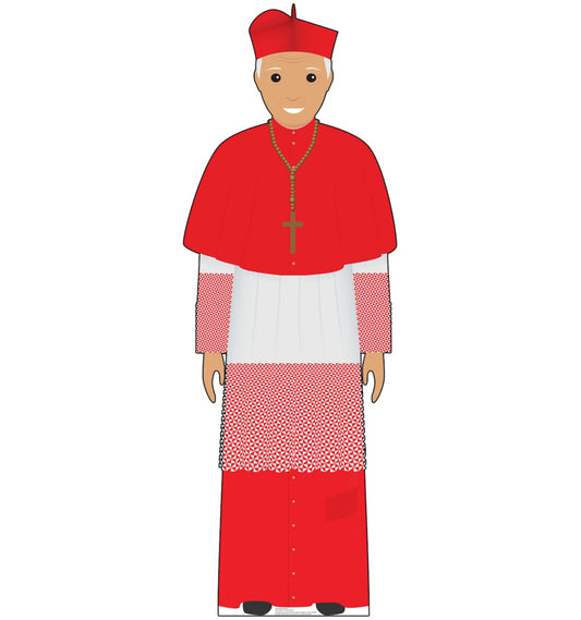 Life-Size Pope in Red Outfit Cardboard Cutout - All Cutouts