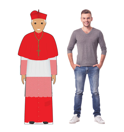 Life-Size Pope in Red Outfit Cardboard Cutout - All Cutouts