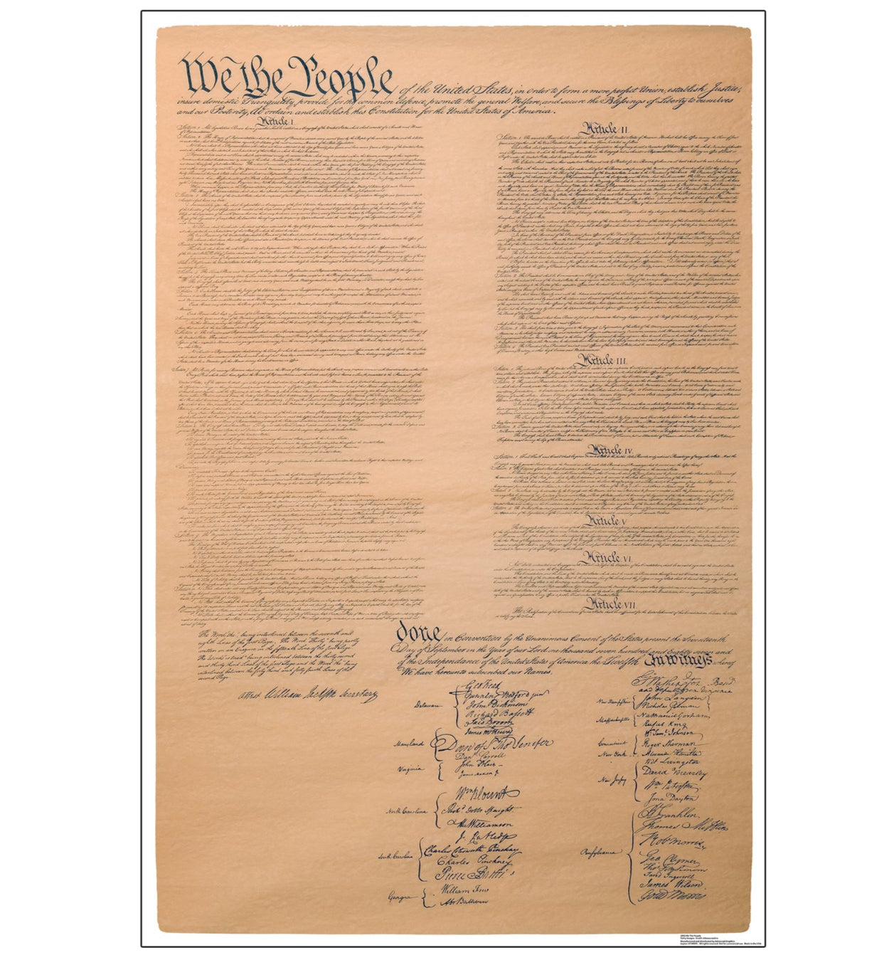 Life-Size U.S. Constitution “We The People” Cardboard Cutout - All Cutouts