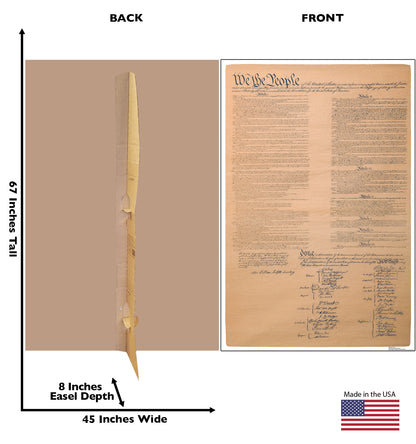Life-Size U.S. Constitution “We The People” Cardboard Cutout - All Cutouts