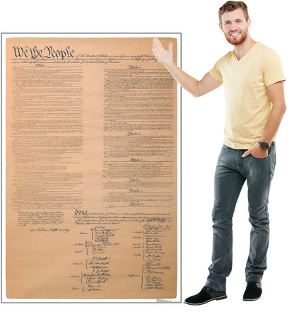 Life-Size U.S. Constitution “We The People” Cardboard Cutout - All Cutouts
