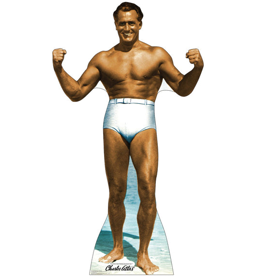 Life-Size Charles Atlas (Come On Man Pose) Cardboard Cutout - All Cutouts