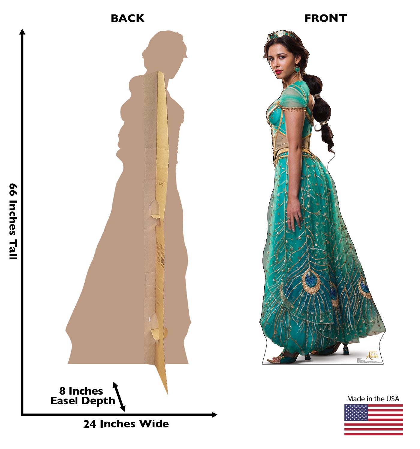 Life-Size Jasmine (Aladdin Live Action) Cardboard Cutout - All Cutouts