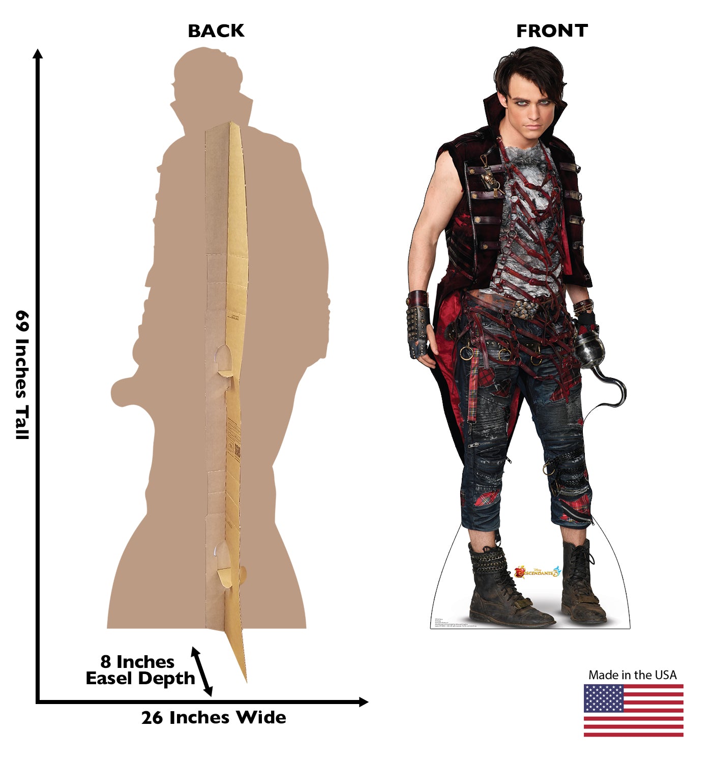 Life-Size Harry (Disney's Descendants 3) Cardboard Cutout - All Cutouts