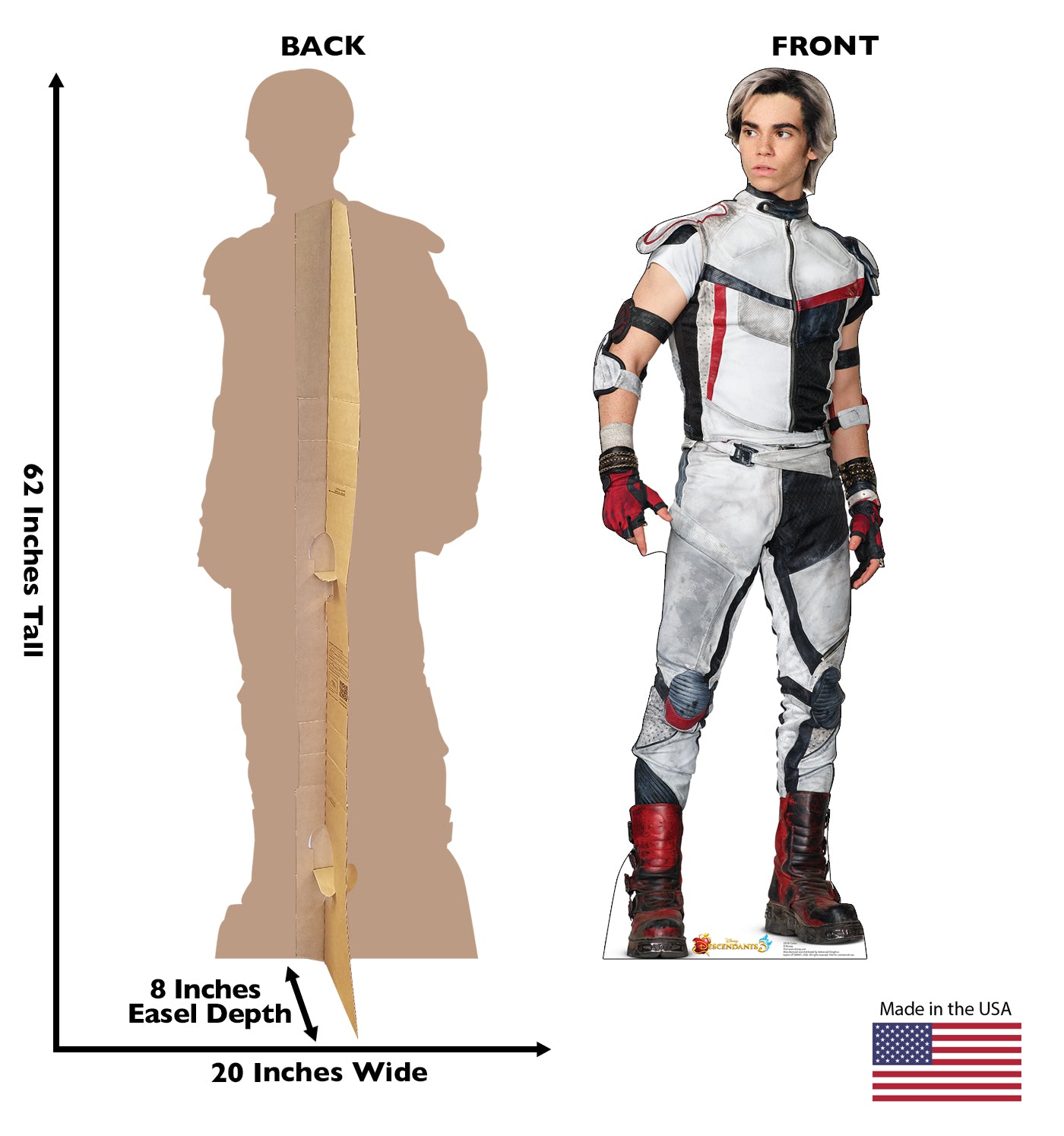 Life-Size Carlos (Disney's Descendants 3) Cardboard Cutout - All Cutouts