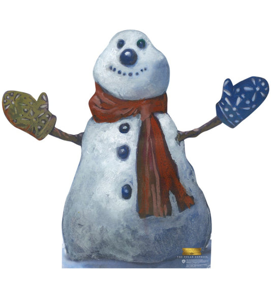 Life-Size Polar Express Snowman Cardboard Cutout - All Cutouts