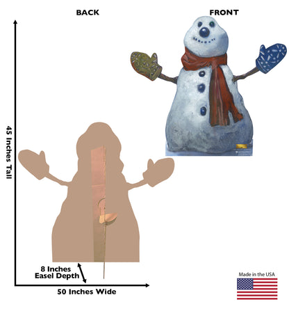 Life-Size Polar Express Snowman Cardboard Cutout - All Cutouts