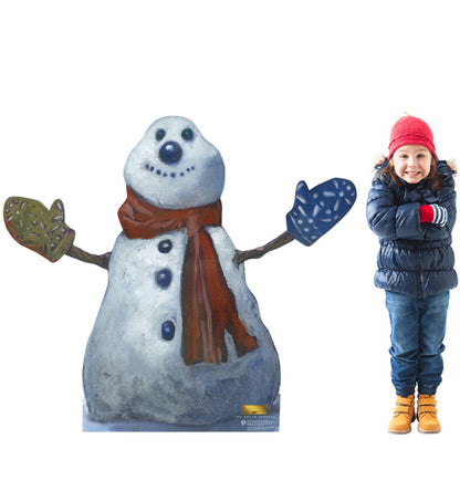 Life-Size Polar Express Snowman Cardboard Cutout - All Cutouts