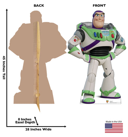 Life-Size Buzz Lightyear (Toy Story 4) Cardboard Cutout - All Cutouts
