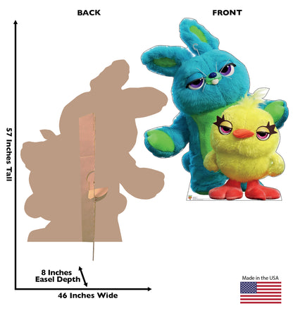 Life-Size Ducky and Bunny (Toy Story 4) Cardboard Cutout - All Cutouts