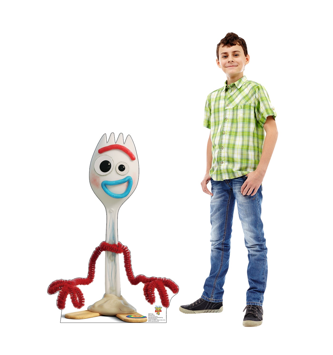 Forky Life Size Toy Story 4 Cardboard Cutout - All Cutouts