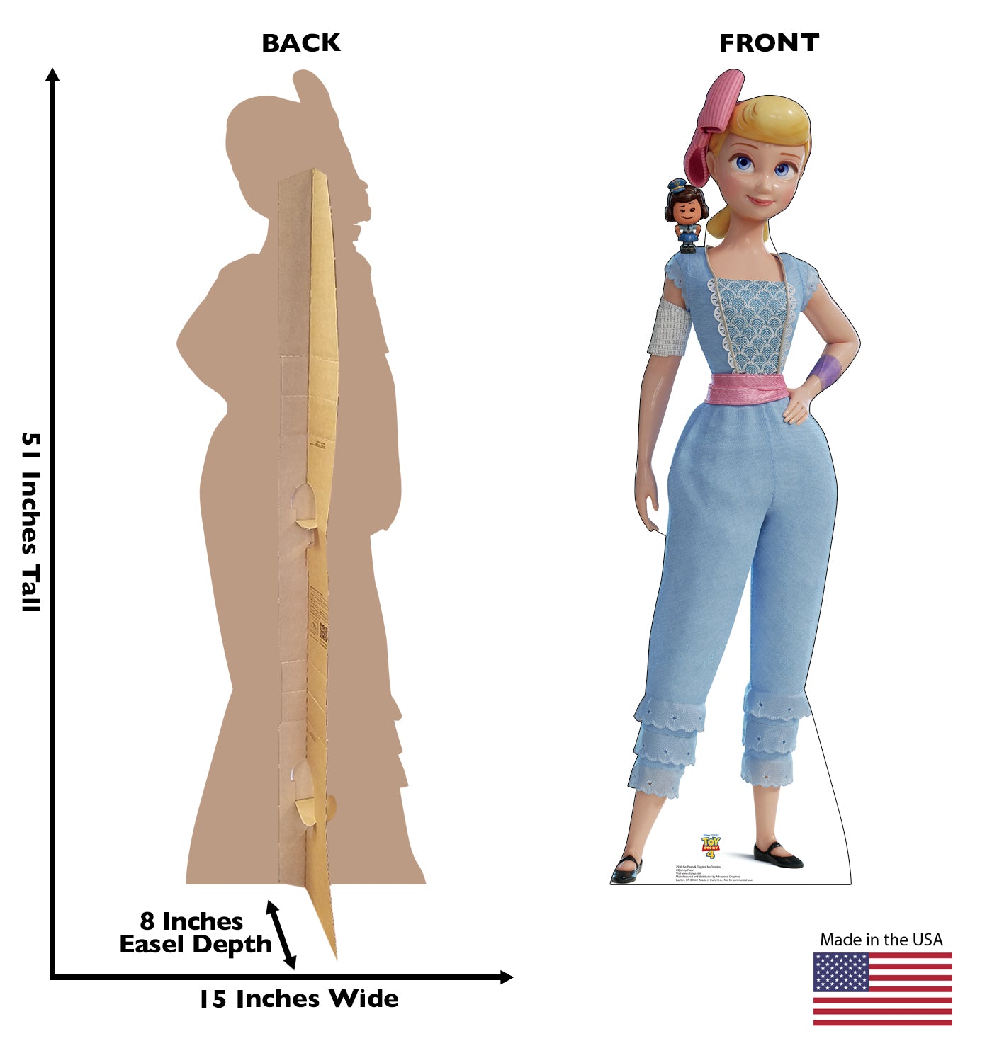Life-Size Bo Peep & Officer Giggles McDimples Cardboard Cutout - All Cutouts