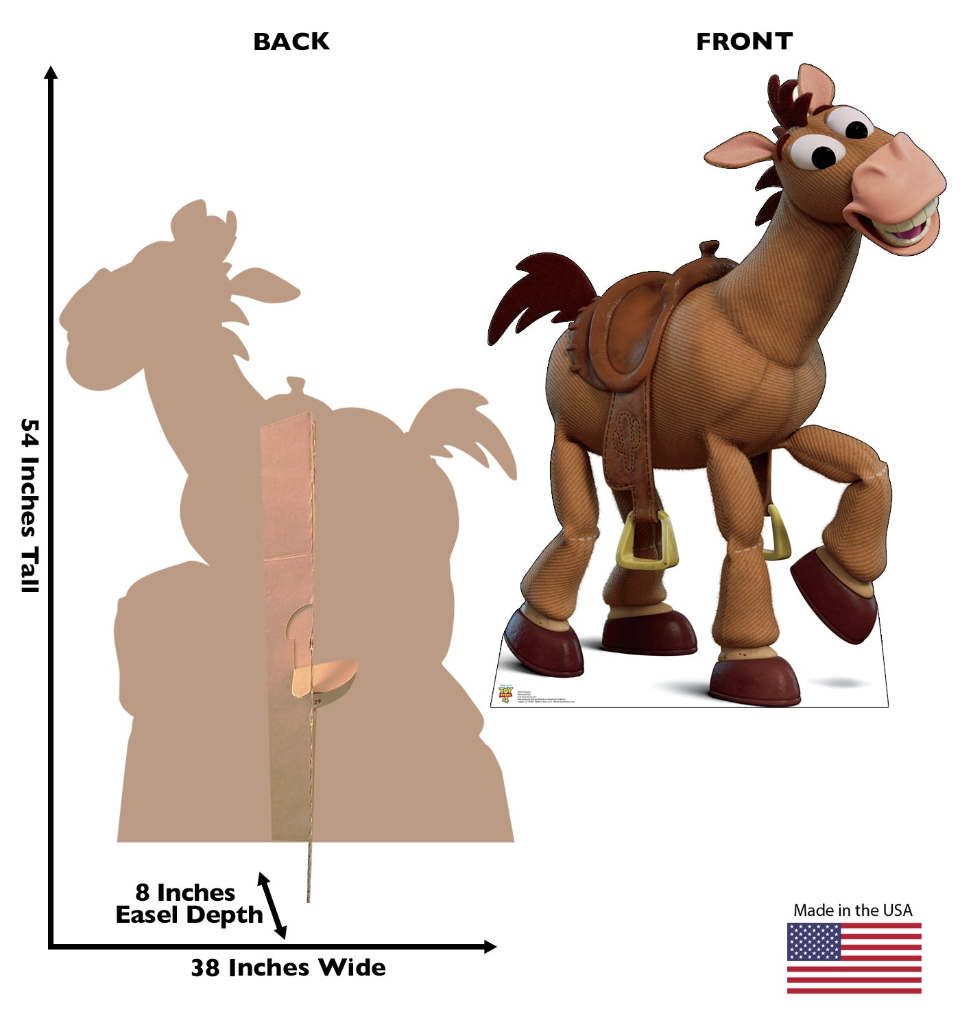 Life-Size Bullseye (Toy Story 4) Cardboard Cutout - All Cutouts