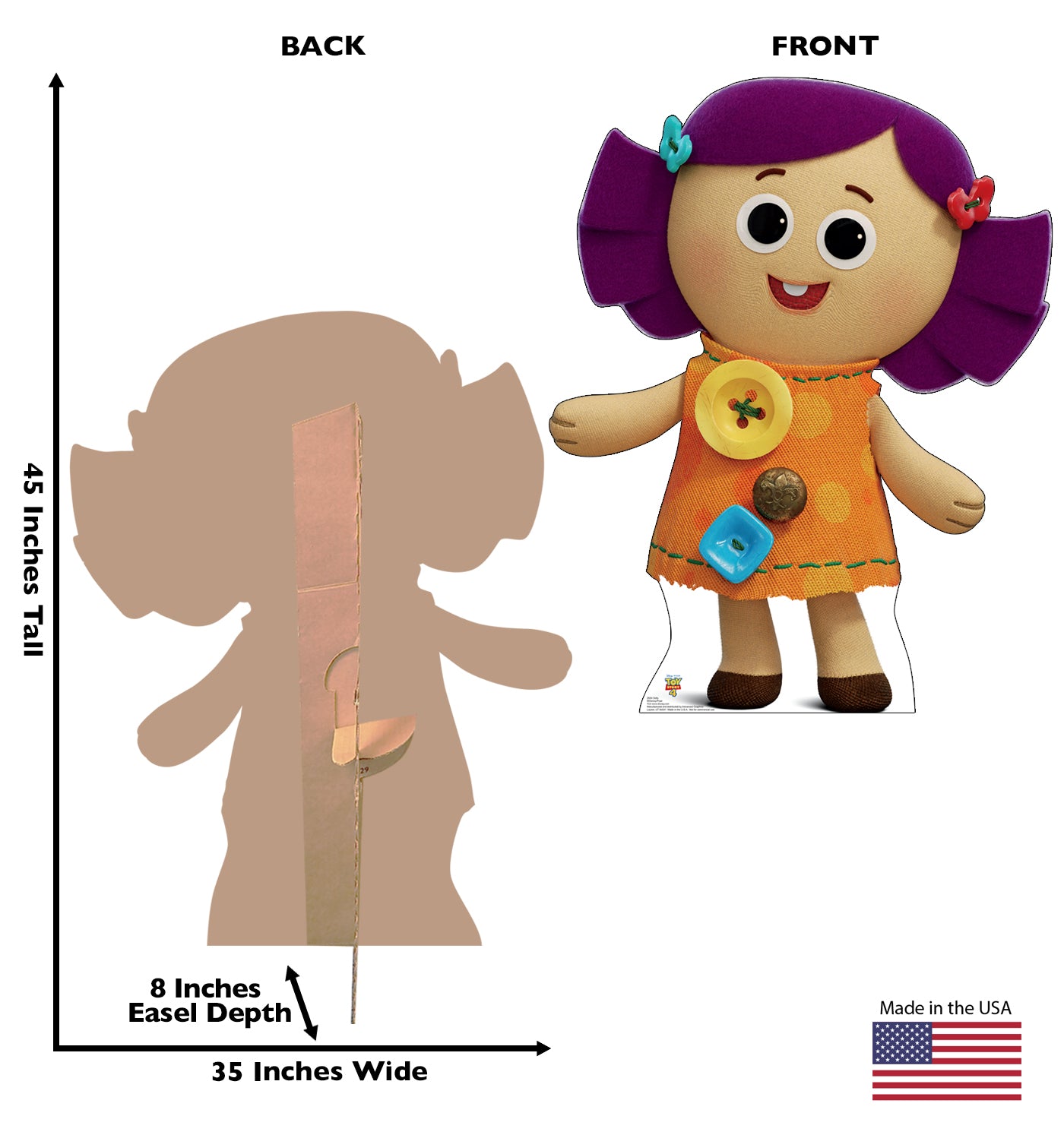 Life-Size Dolly (Toy Story 4) Cardboard Cutout - All Cutouts