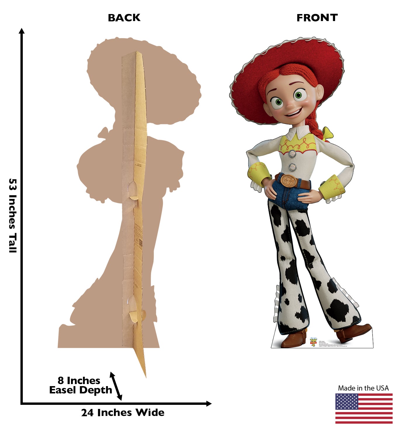 Life-Size Jessie (Toy Story 4) Cardboard Cutout - All Cutouts