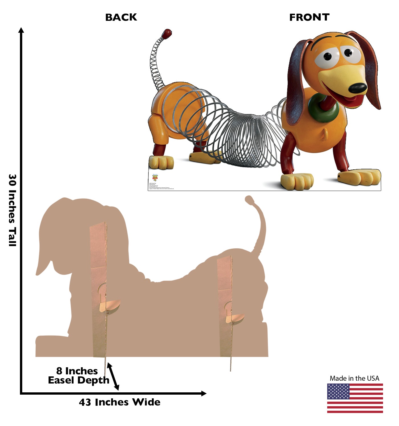 Life-Size Slinky Dog (Toy Story 4) Cardboard Cutout - All Cutouts