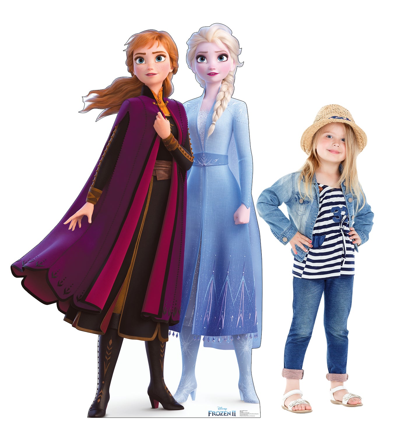 Life-Size Anna & Elsa (Frozen 2) Cardboard Cutout - All Cutouts