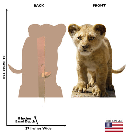 Life-Size Young Simba Cardboard Cutout - All Cutouts
