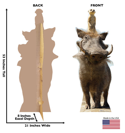 Life-Size Timon & Pumbaa Cardboard Cutout - All Cutouts