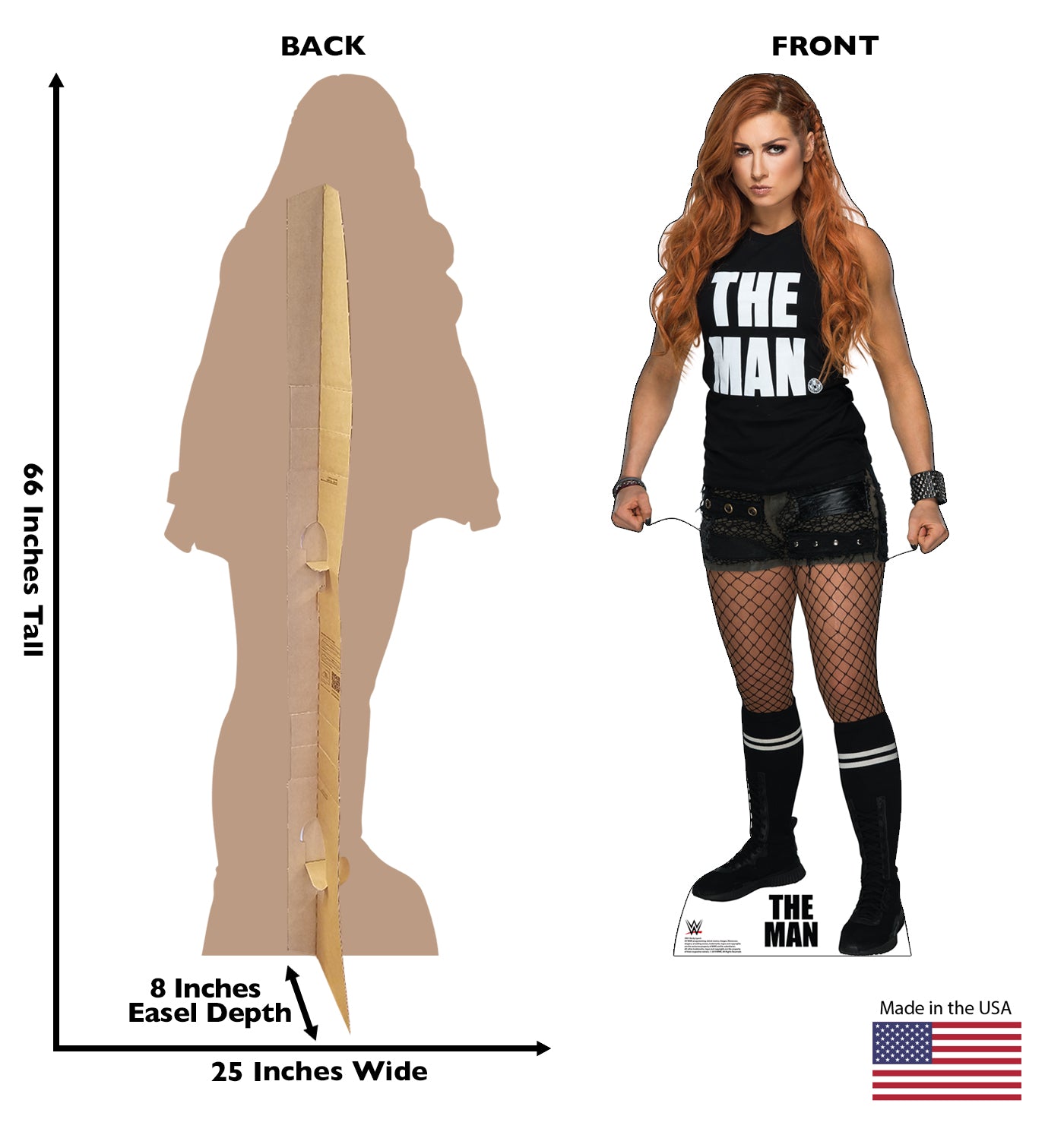Life-Size Becky Lynch WWE Cardboard Cutout - All Cutouts