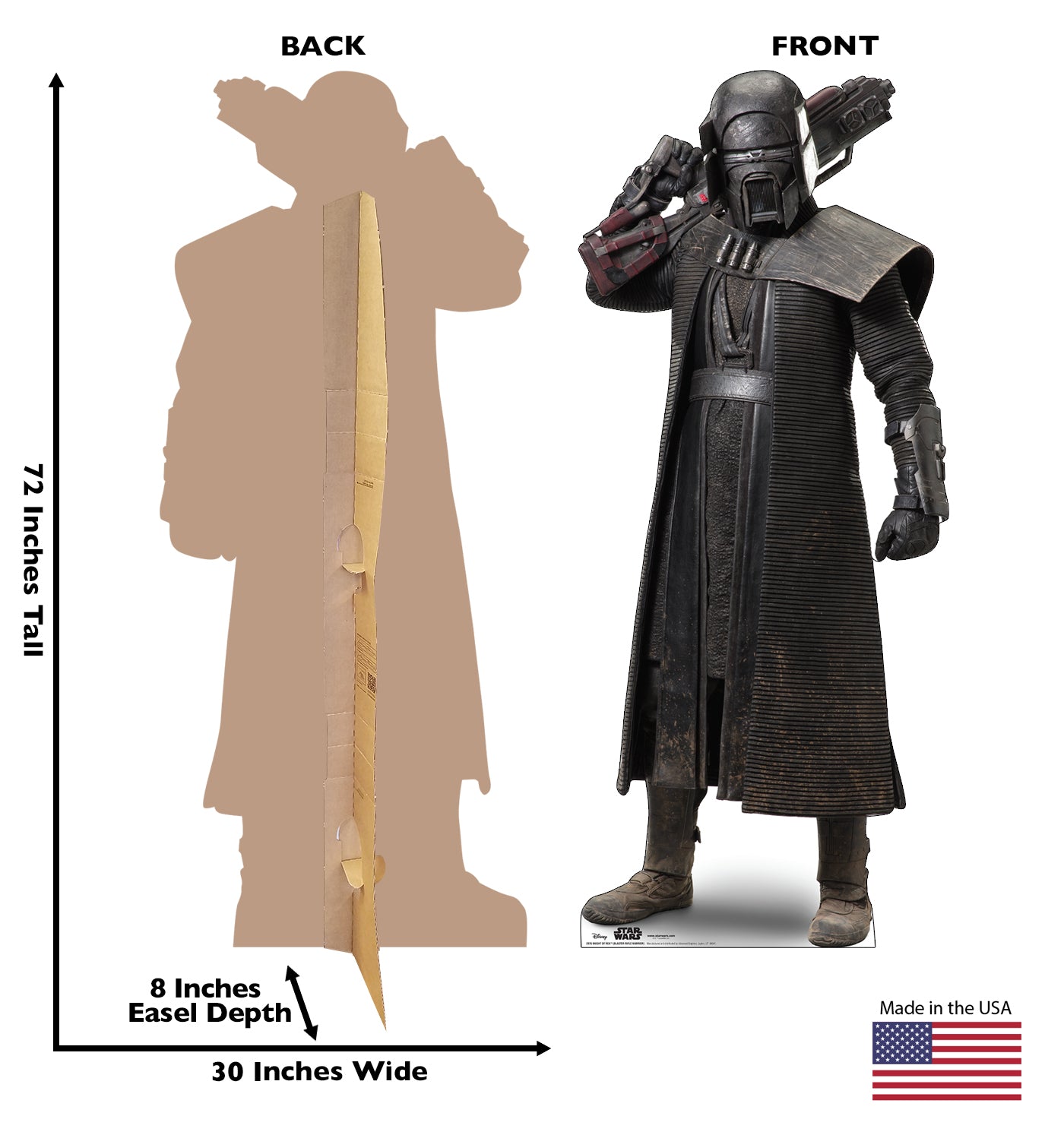 Life-Size Blaster Rifle Warrior (Star Wars IX) Cardboard Cutout - All Cutouts