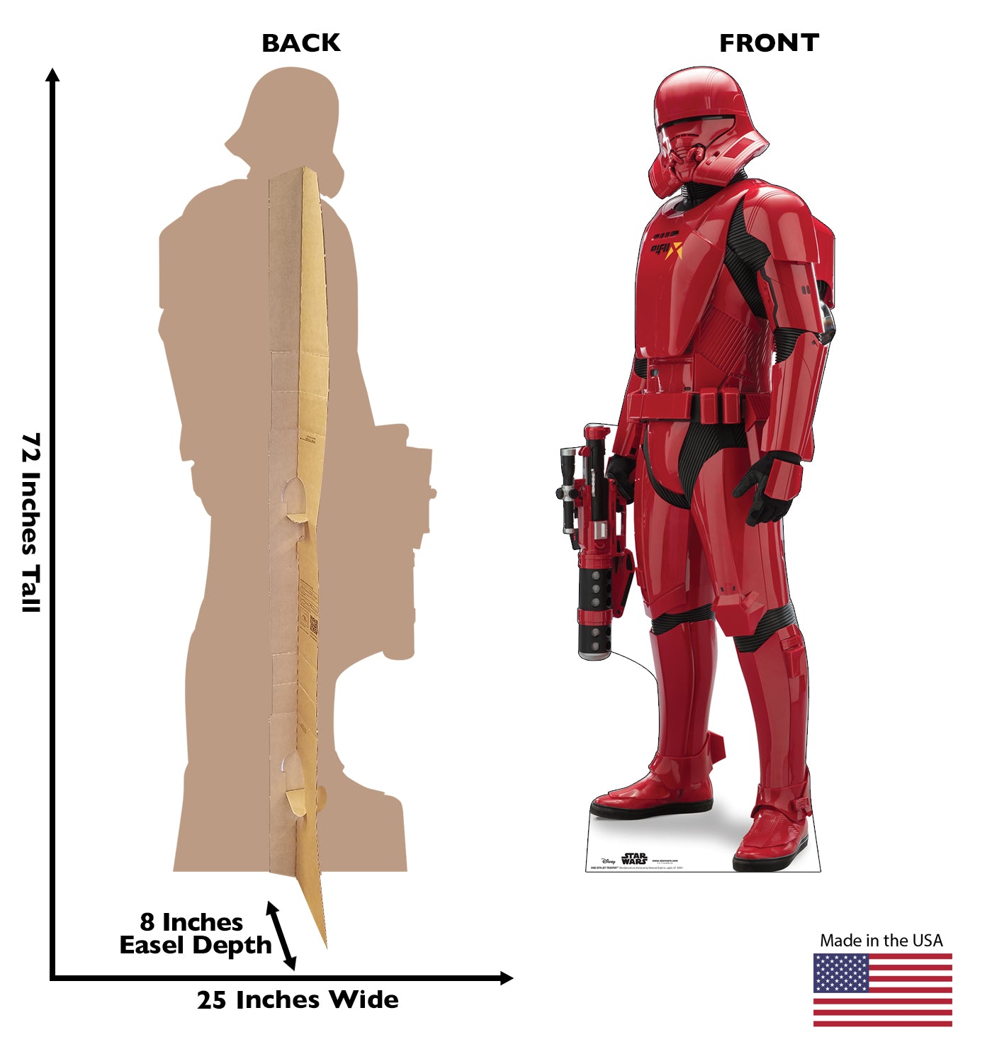 Life-Size Sith Jet Trooper (Star Wars IX) Cardboard Cutout - All Cutouts