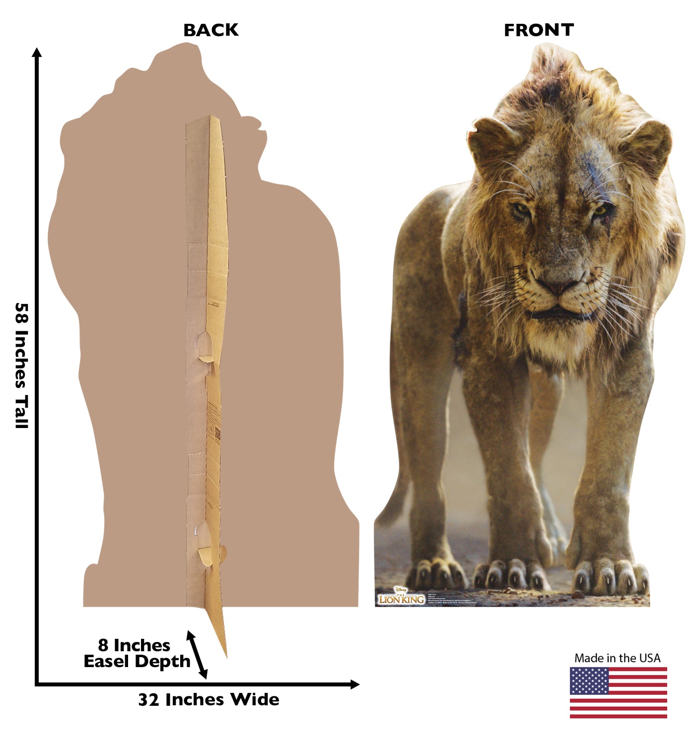 Life-Size Scar (The Lion King) Cardboard Cutout - All Cutouts