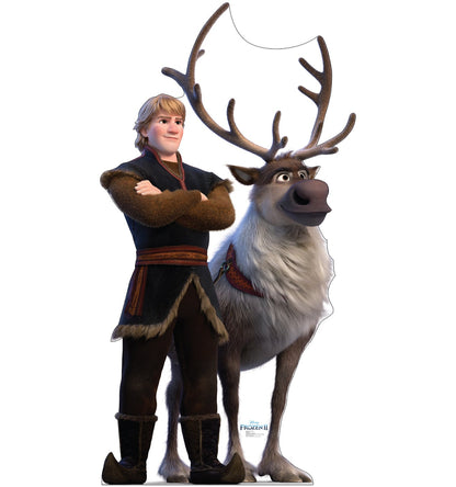 Life-Size Kristoff & Sven (Frozen 2) Cardboard Cutout - All Cutouts