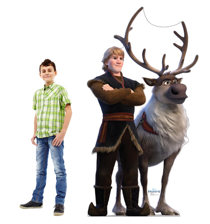 Life-Size Kristoff & Sven (Frozen 2) Cardboard Cutout - All Cutouts