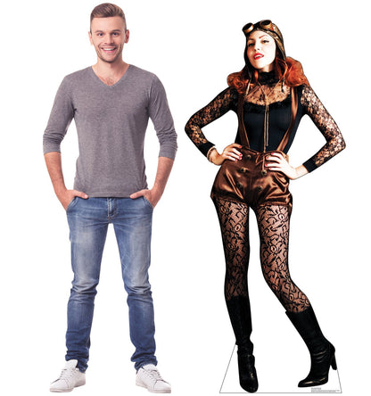 Life-Size Steampunk Female Cardboard Cutout - All Cutouts