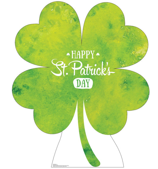 Life-Size Giant Shamrock Cardboard Cutout - All Cutouts