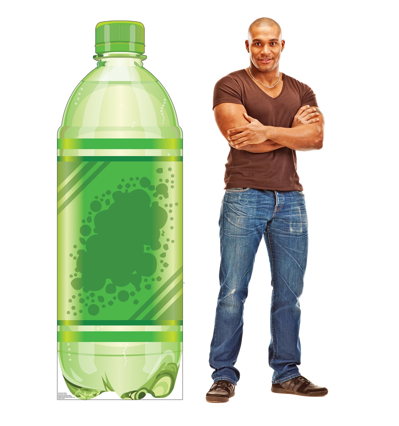 Life-Size Soda Pop Bottle Cardboard Cutout - All Cutouts
