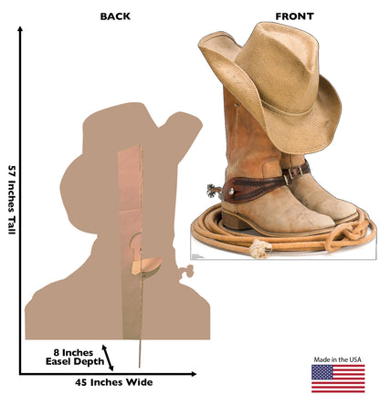 Life-Size Cowboy Boots Cardboard Cutout - All Cutouts