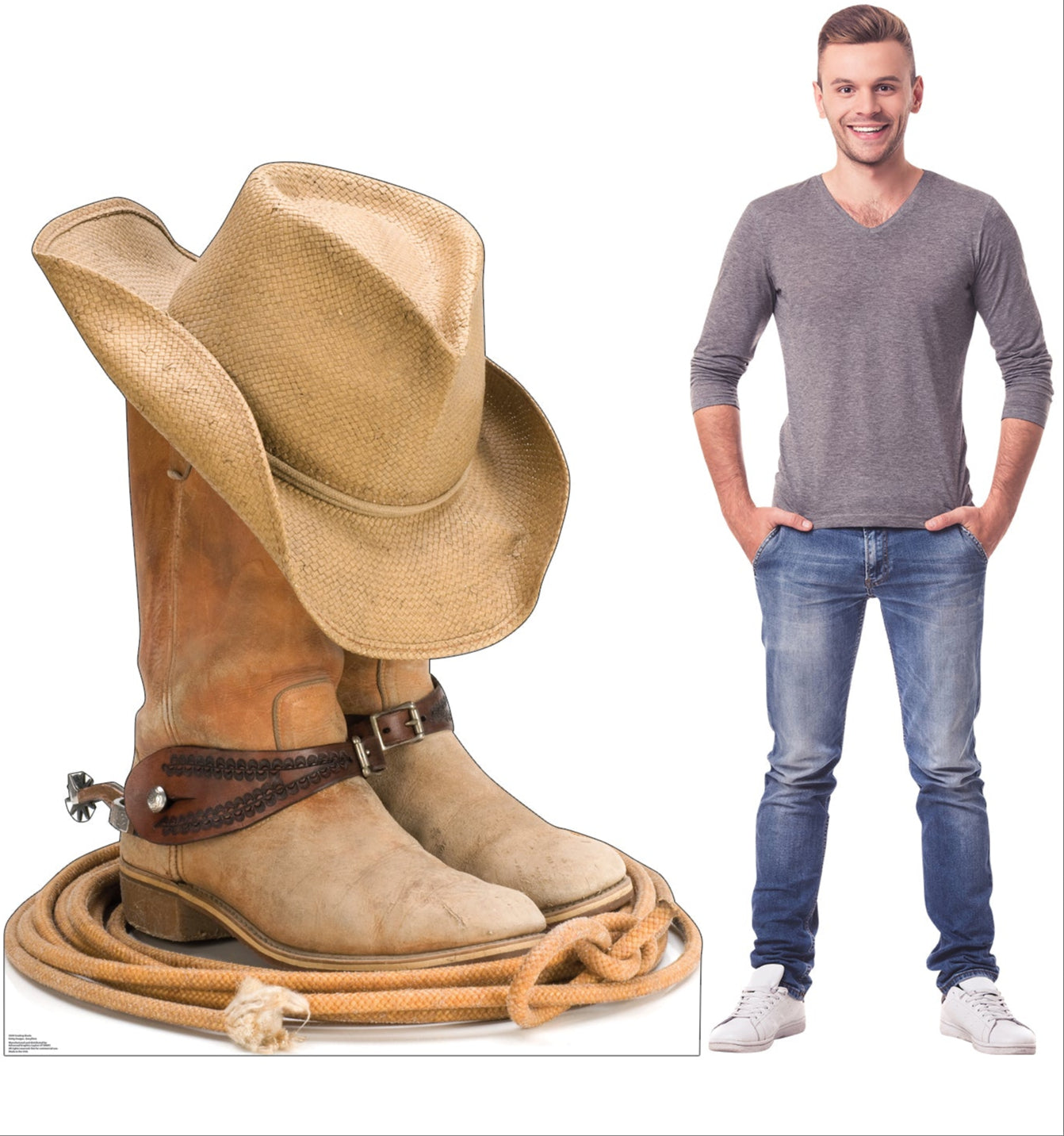 Life-Size Cowboy Boots Cardboard Cutout - All Cutouts