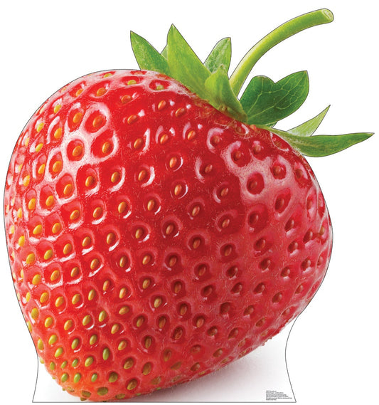 Life-Size Giant Strawberry Cardboard Cutout - All Cutouts