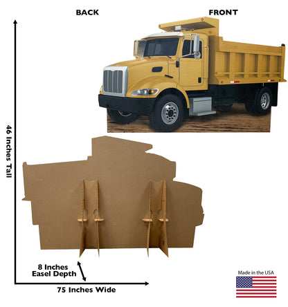 Life-Size Construction Dump Truck Cardboard Cutout - All Cutouts