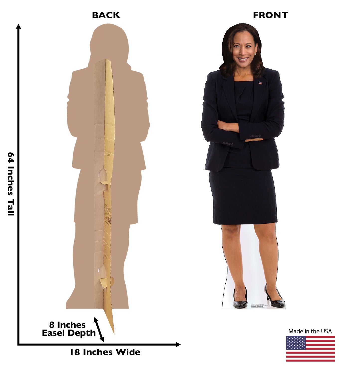 Life-Size Vice President Kamala Harris Cardboard Cutout - All Cutouts