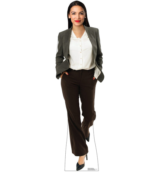 Life-Size Alexandria Ocasio-Cortez Cardboard Cutout - All Cutouts