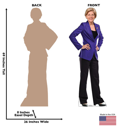 Life-Size Senator Elizabeth Warren Cardboard Cutout - All Cutouts