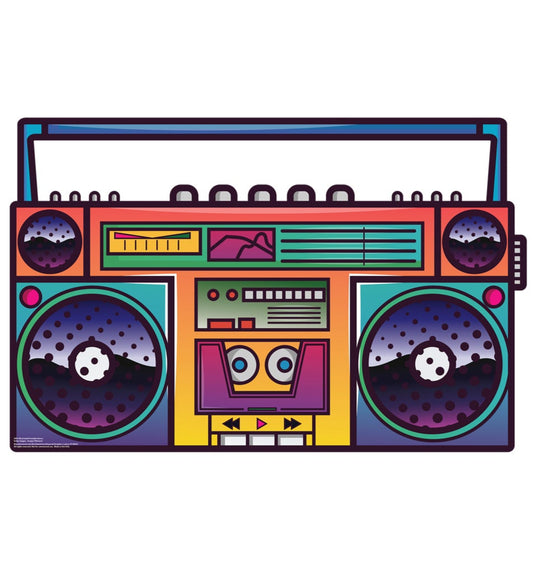Life-Size Illustrated Portable Stereo Cardboard Cutout - All Cutouts