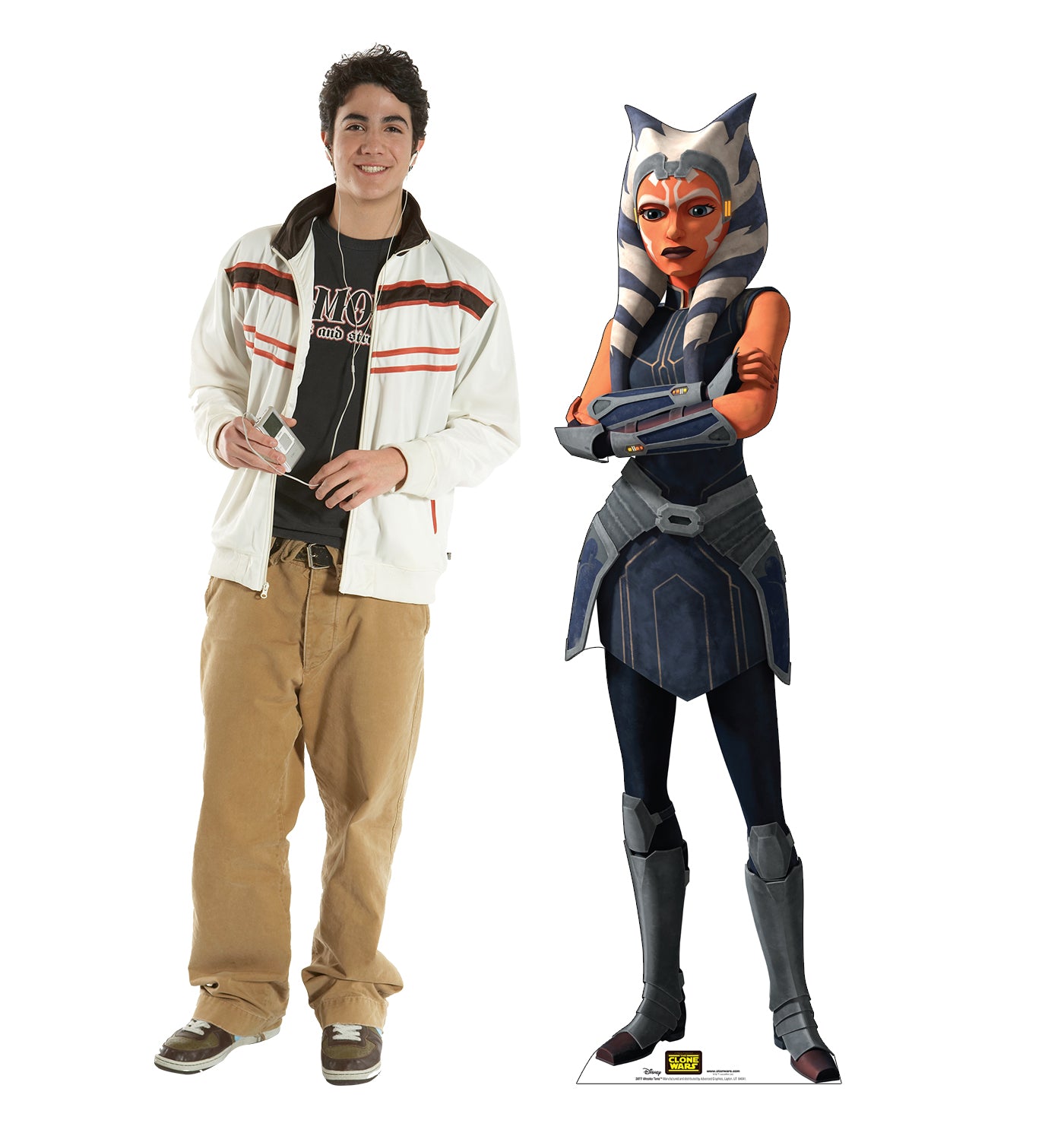 Life-Size Ahsoka Tano (Clone Wars) Cardboard Cutout - All Cutouts