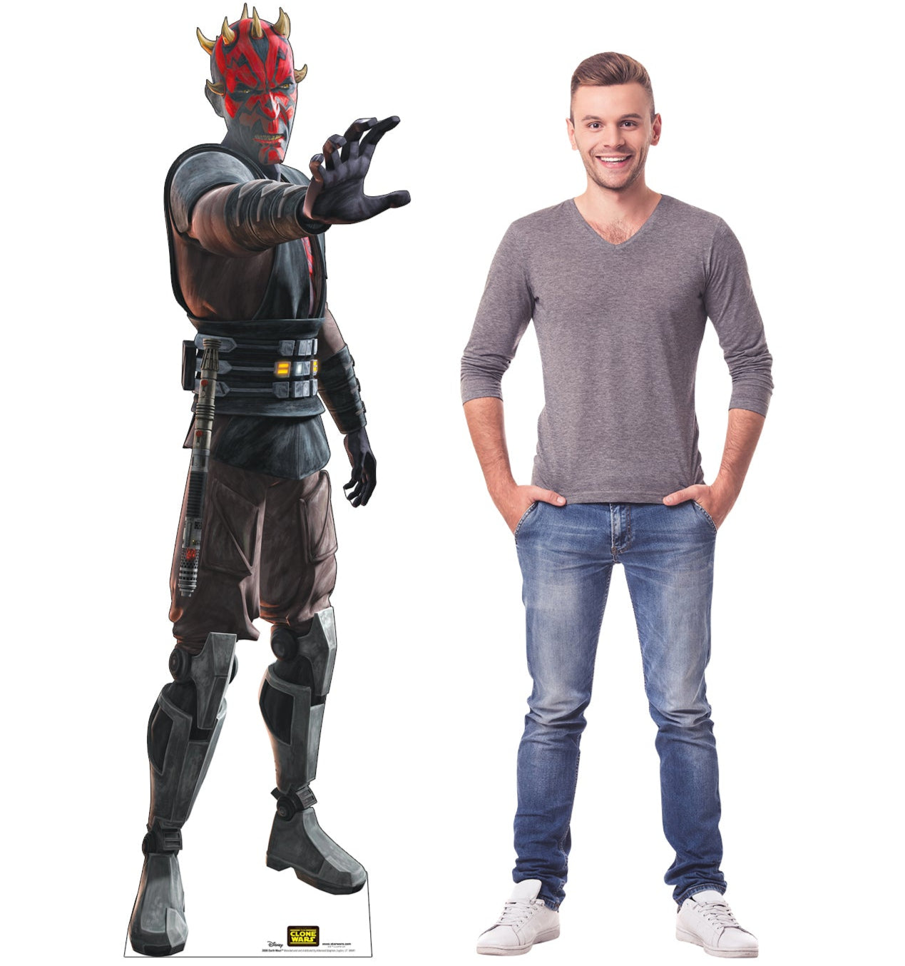 Life-Size Darth Maul (Clone Wars) Cardboard Cutout - All Cutouts