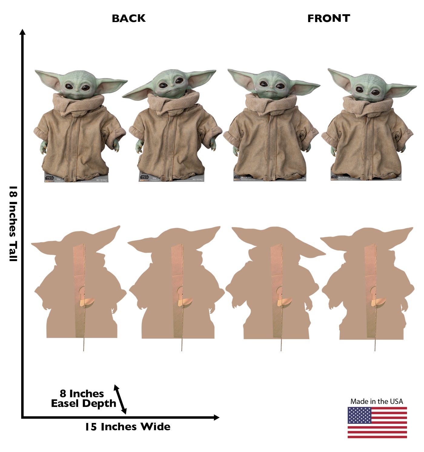 Life-Size The Child (The Mandalorian) Cardboard Cutout - All Cutouts