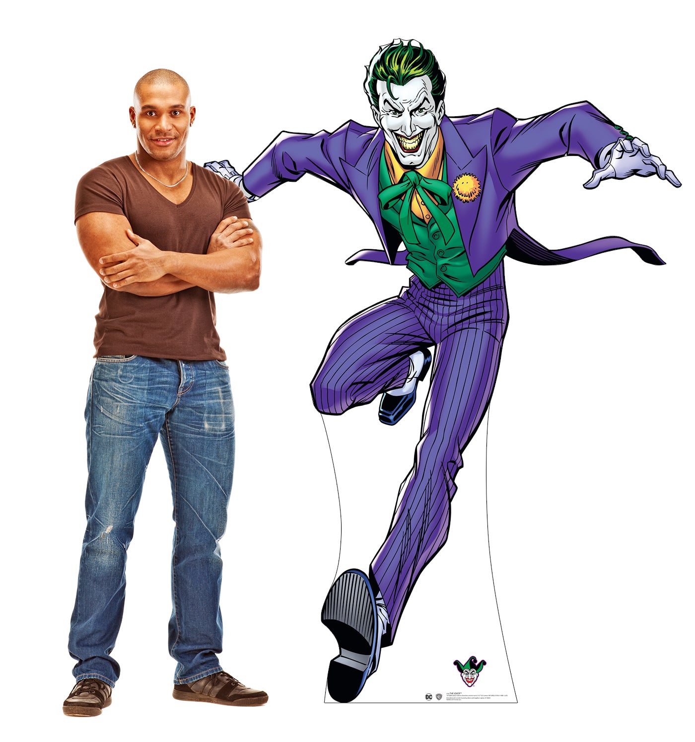 The Joker in Purple Suit Lifesize Cardboard Cutout - All Cutouts